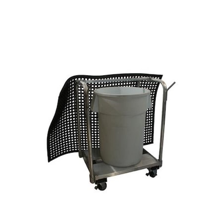 Prairie View Industries Prairie View MCA344636 Mat Aluminum Cart; 46 x 34 x 36 in. MCA344636